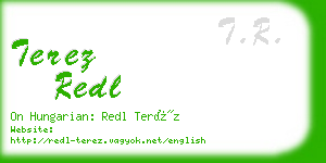 terez redl business card